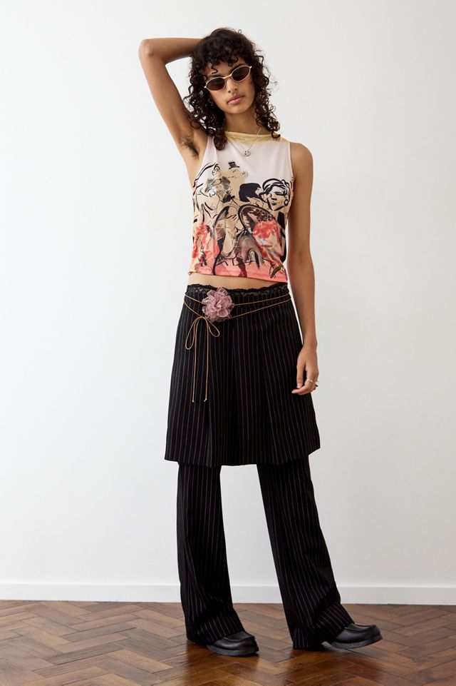 Archive At UO Yellow Paris Tank Top #1
