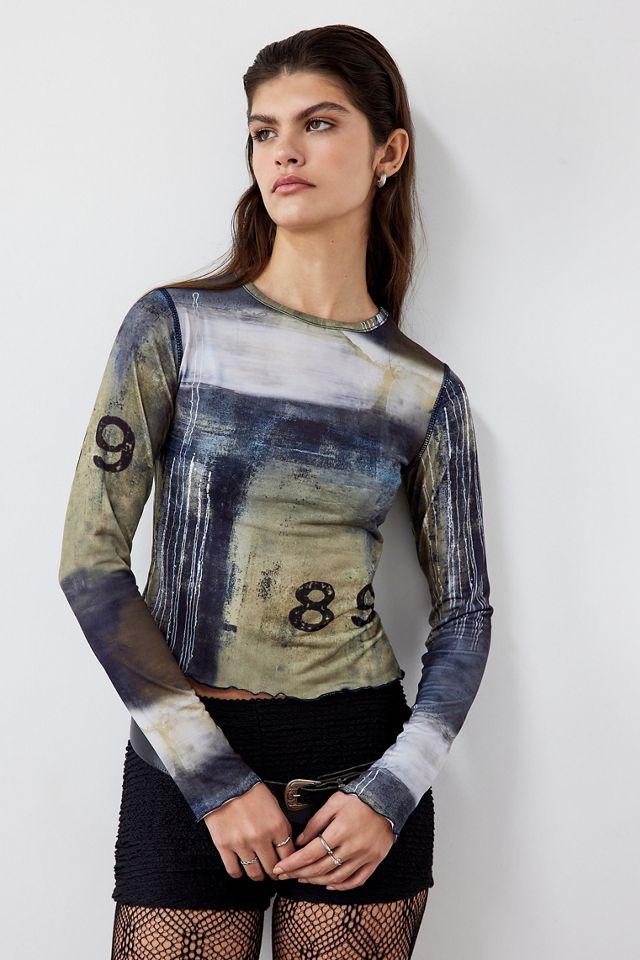 Archive At UO 89 Mesh Long Sleeve T-Shirt #2