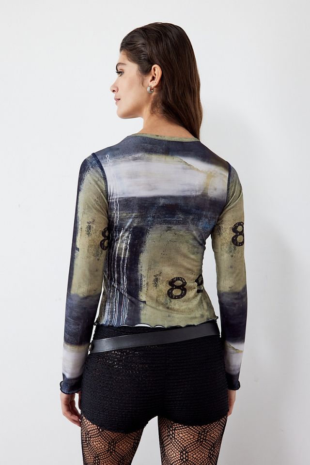 Archive At UO 89 Mesh Long Sleeve T-Shirt #4