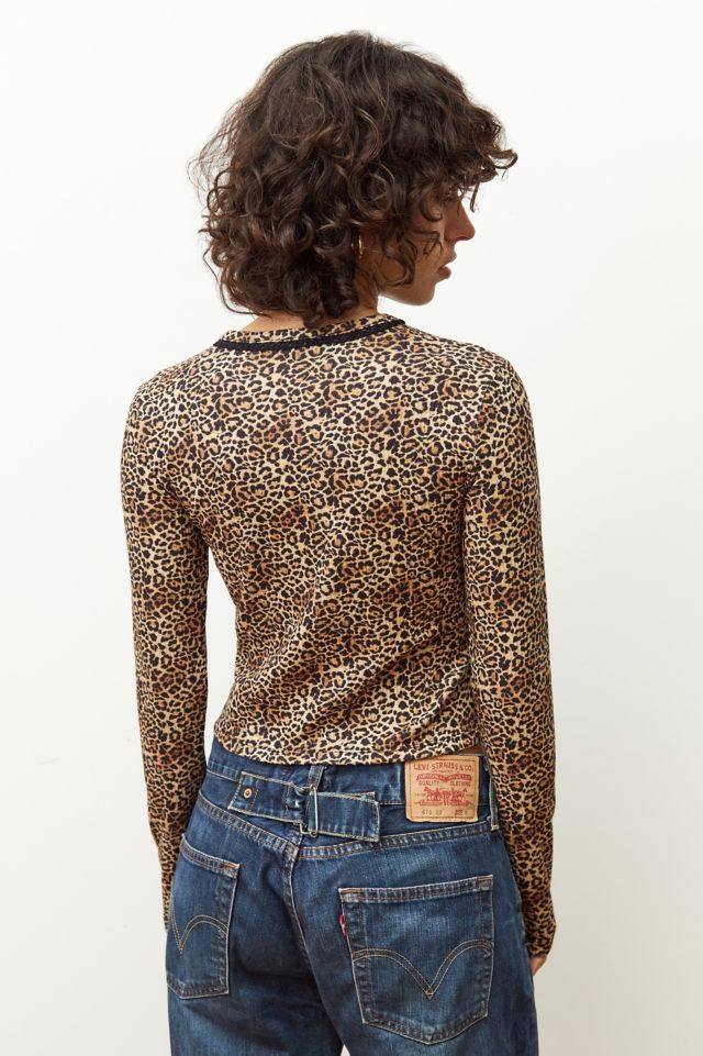 Leopard turtleneck hotsell urban outfitters