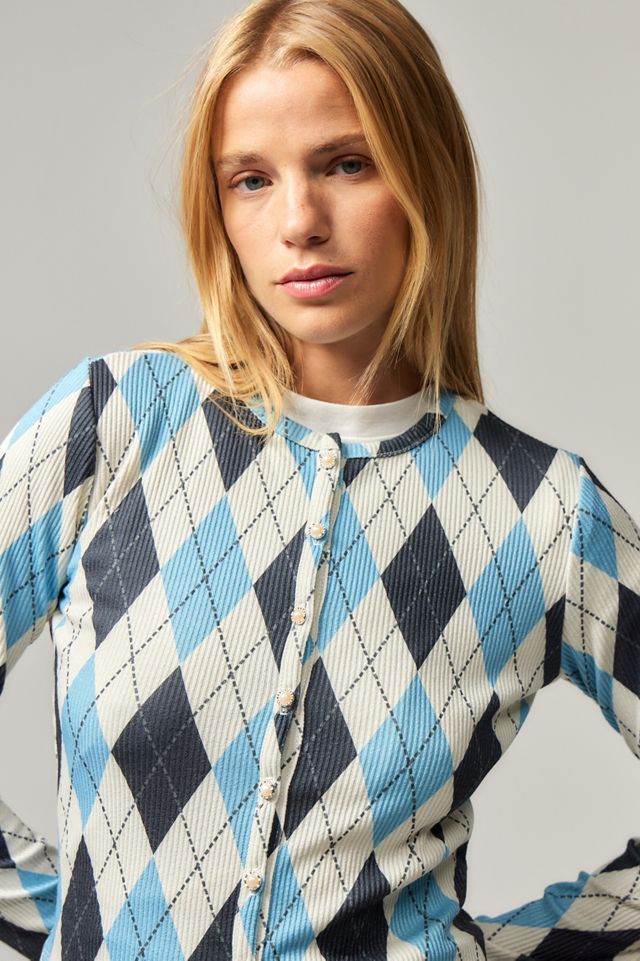 Cardigan Argyle Archive At Uo #2