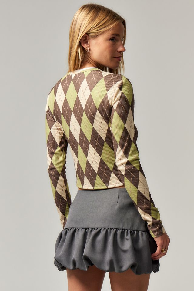 Archive At UO Argyle Cardigan #3