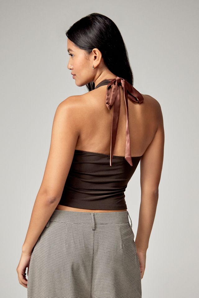 Archive At UO Top Halter Cioccolato Urban Outfitters IT