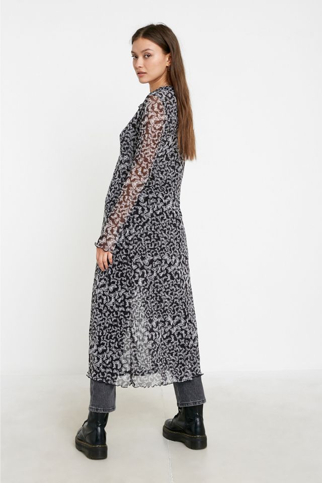 Urban Outfitters Archive Mono Butterfly Longline Cardigan  #1