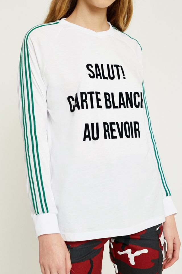 Urban Renewal Remnants Salut Striped Green T-Shirt #1