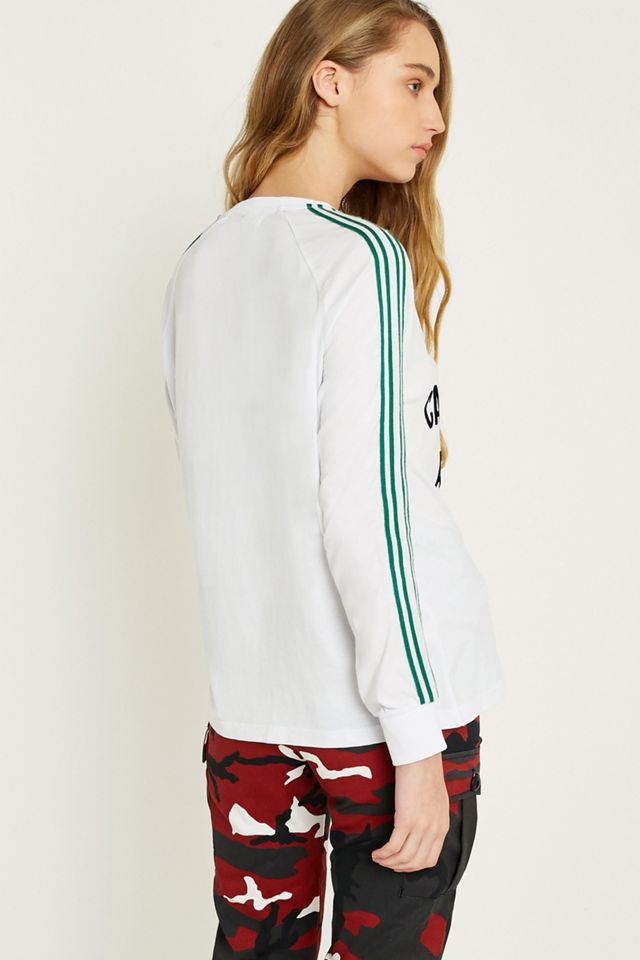 Urban Renewal Remnants Salut Striped Green T-Shirt #2
