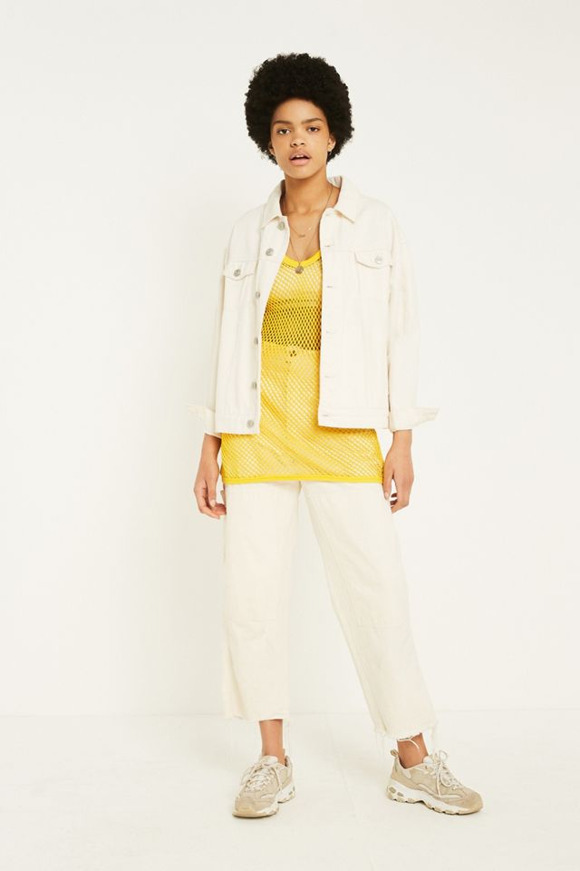 Urban Renewal Vintage Customised Yellow String Vest #1