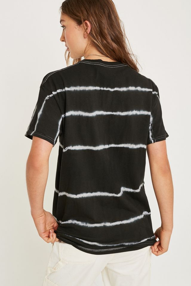 Urban Renewal Vintage Customised – Meliertes Batik-T-Shirt in Grau und Schwarz #2