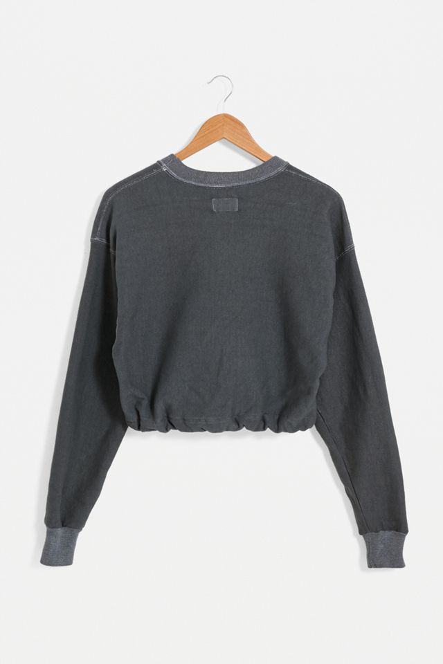 Urban Renewal Remade From Vintage Teal Sports Bungee Sweatshirt #3