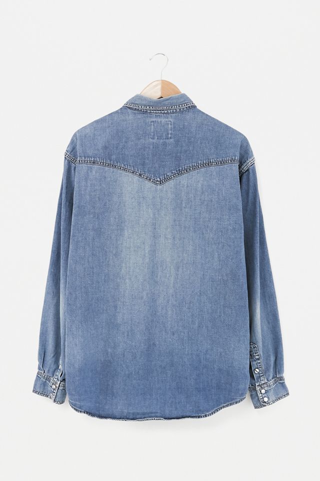 Urban Renewal Vintage - Chemise en denim à manches longues, style Western #3