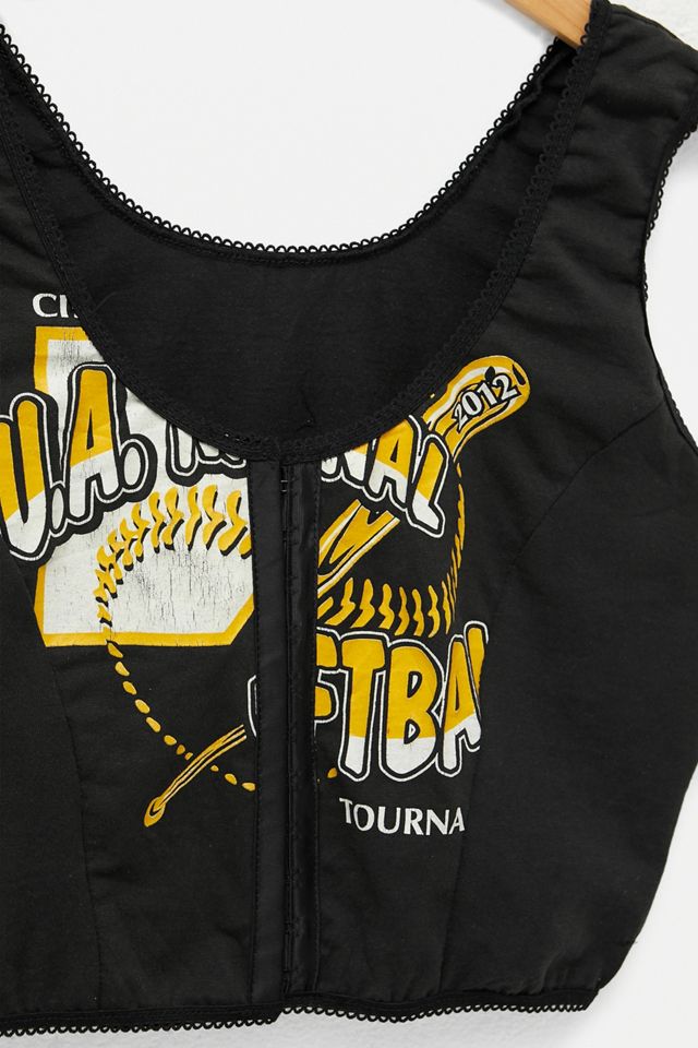 Urban Renewal Remade From Vintage Graphic Crop Top #2