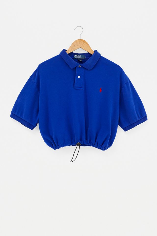 Urban Renewal Remade From Vintage Branded Blue Bungee Polo Shirt #1