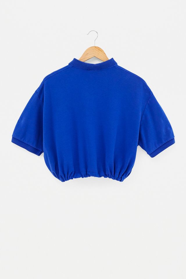 Urban Renewal Remade From Vintage Branded Blue Bungee Polo Shirt #3