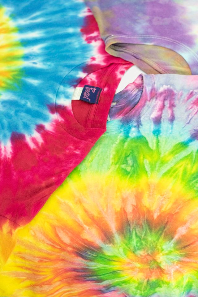 Urban Renewal Vintage - T-shirt effet tie-dye sombre #3