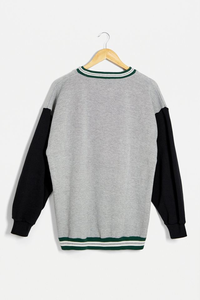 Urban Renewal Remade From Vintage Grey & Black Sleeve Swap Sweatshirt #3