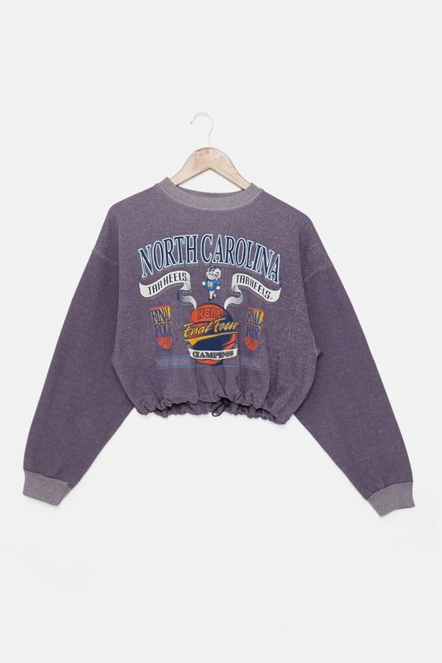 Urban Renewal Remade From Vintage - Sweatshirt sport chocolat court avec cordon de serrage #1