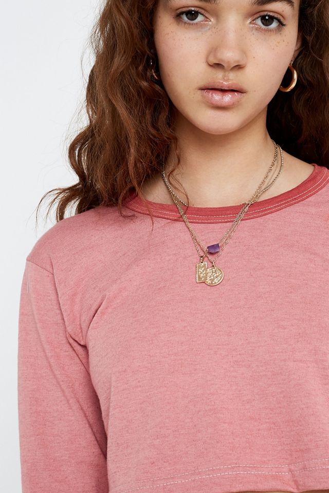 Urban Renewal Remade From Vintage Rust Italian Crew Neck Sweatshirt #1