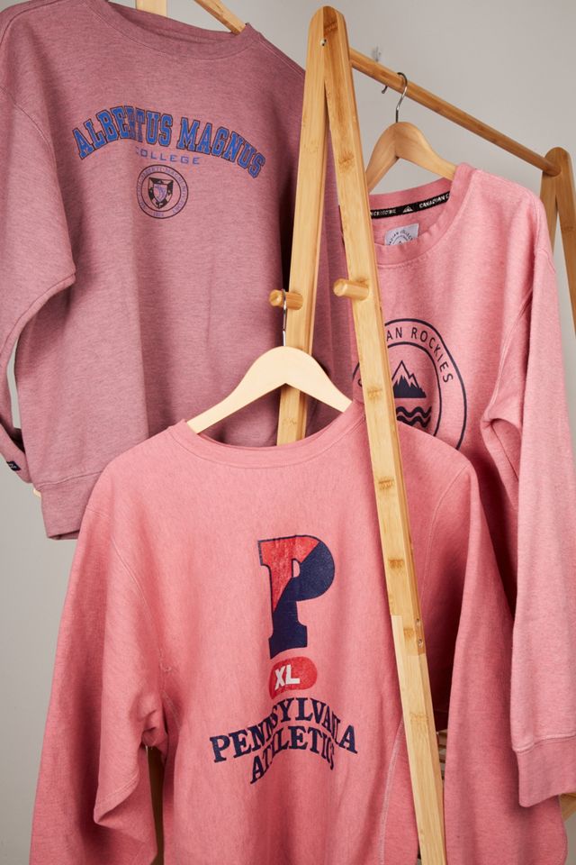 Urban Renewal Remade From Vintage - Sweatshirt universitaire teint rose #2