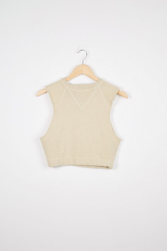 Urban Renewal Remade From Vintage - Débardeur griffé beige #3