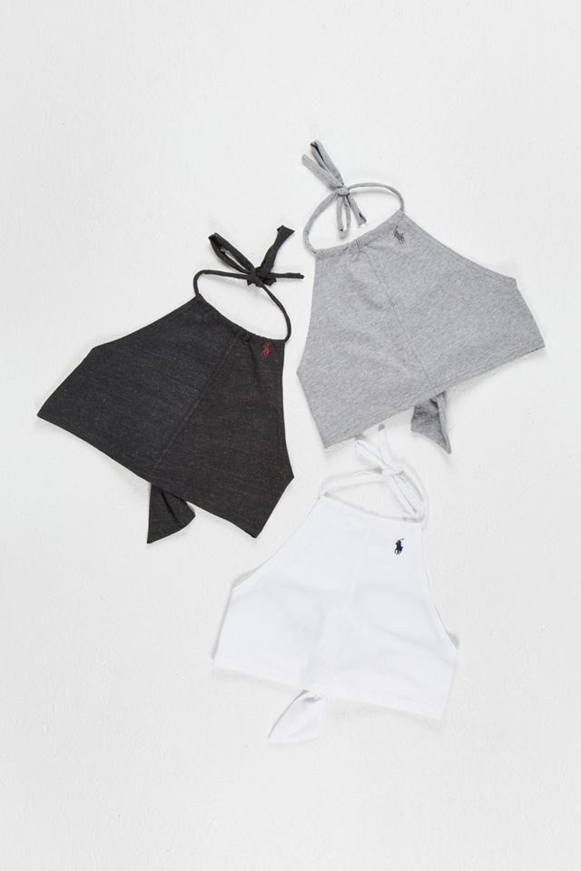 Urban Renewal Remade From Vintage Grey Branded Halter Top #1