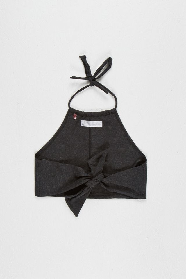 Urban Renewal Remade From Vintage Grey Branded Halter Top #2