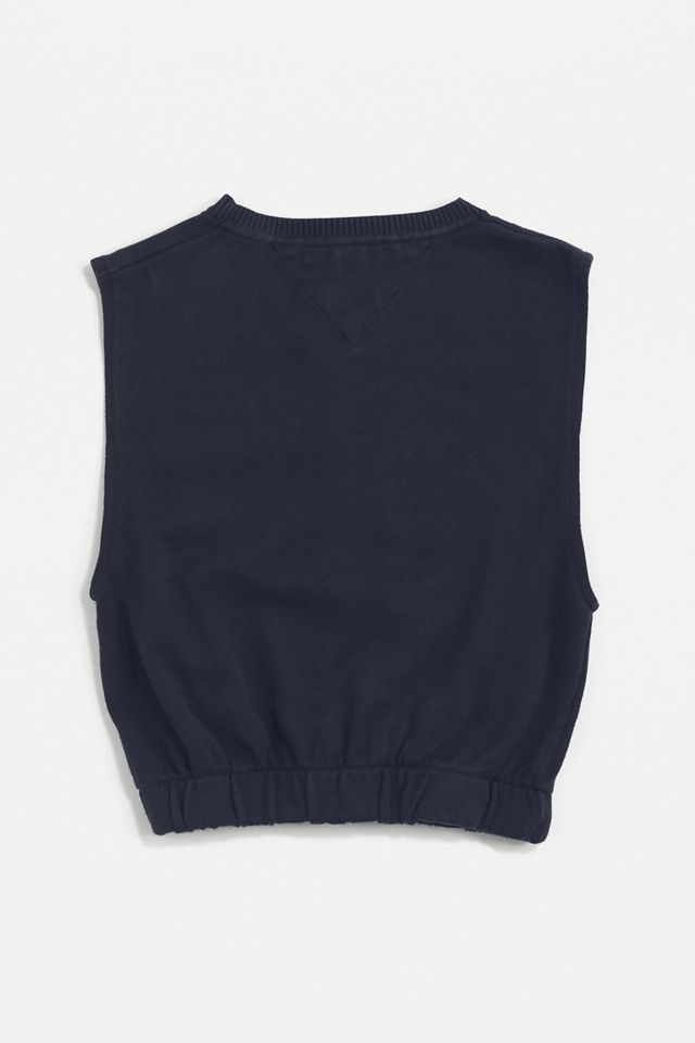 Urban Renewal Vintage Navy Shrunken Branded Tank Top #2