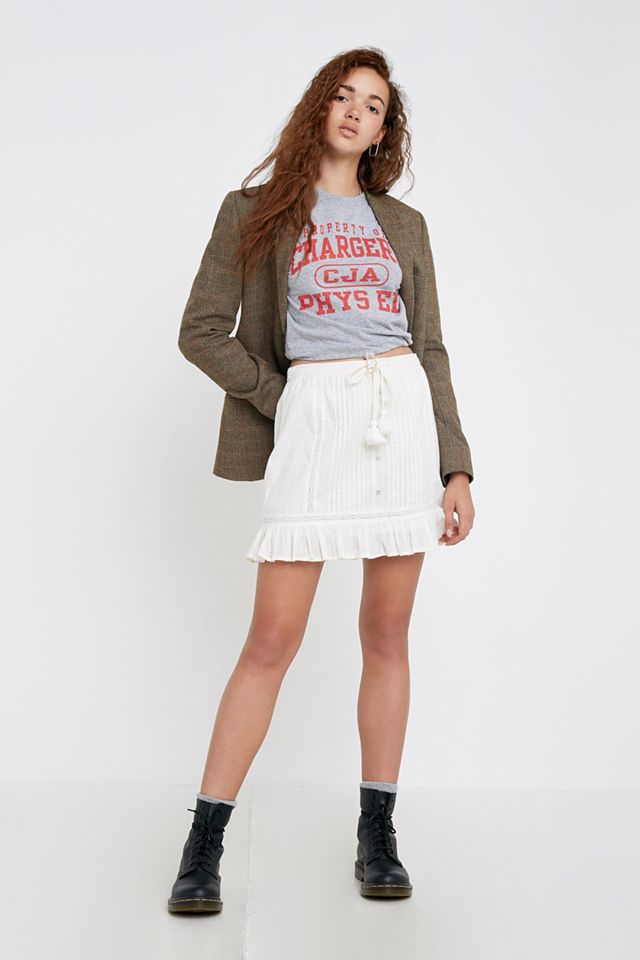 Urban Renewal Remade From Vintage Grey Sports Drawstring T-Shirt #2