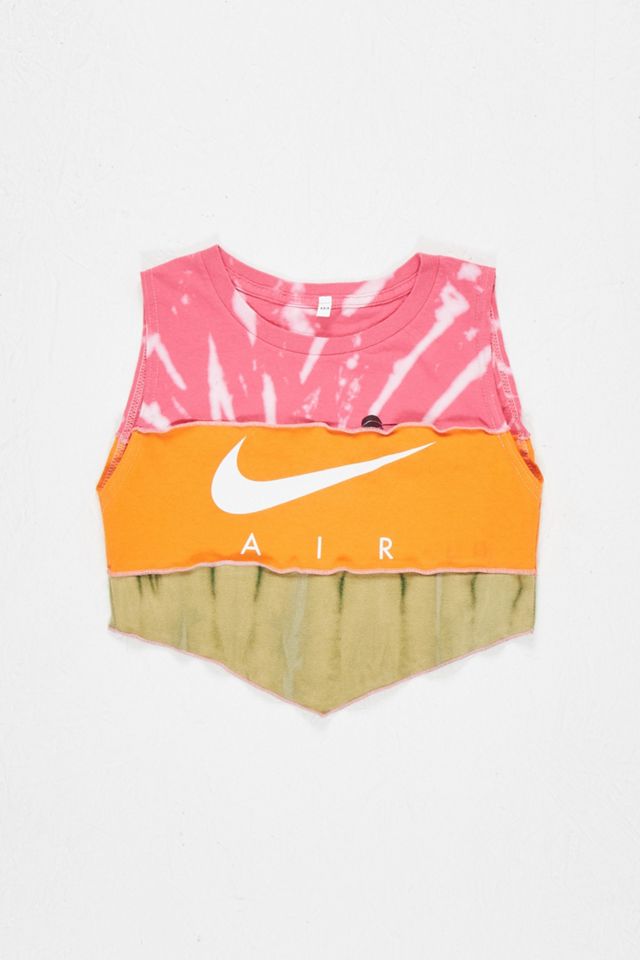 Urban Renewal One-Of-A-Kind Nike Cassie Pink Hanky Hem Tank Top