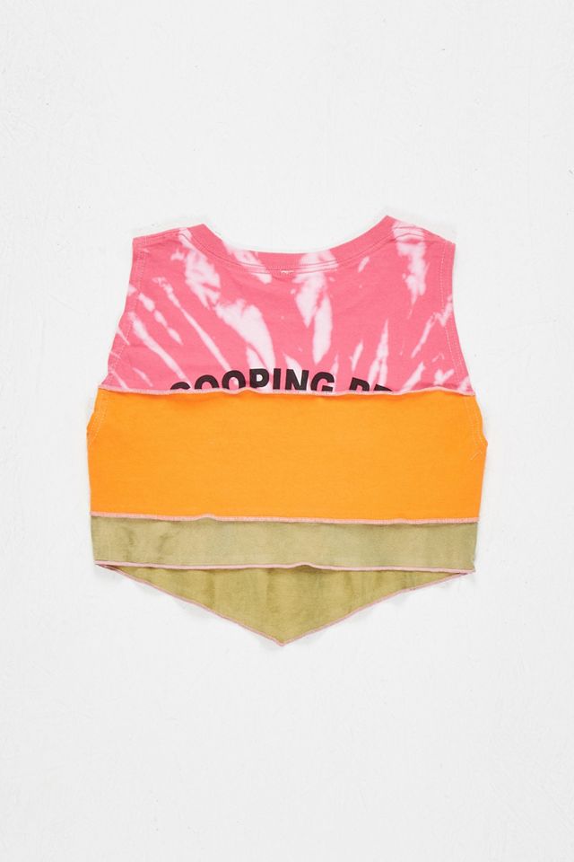 Urban Renewal One-Of-A-Kind Nike Cassie Pink Hanky Hem Tank Top #1