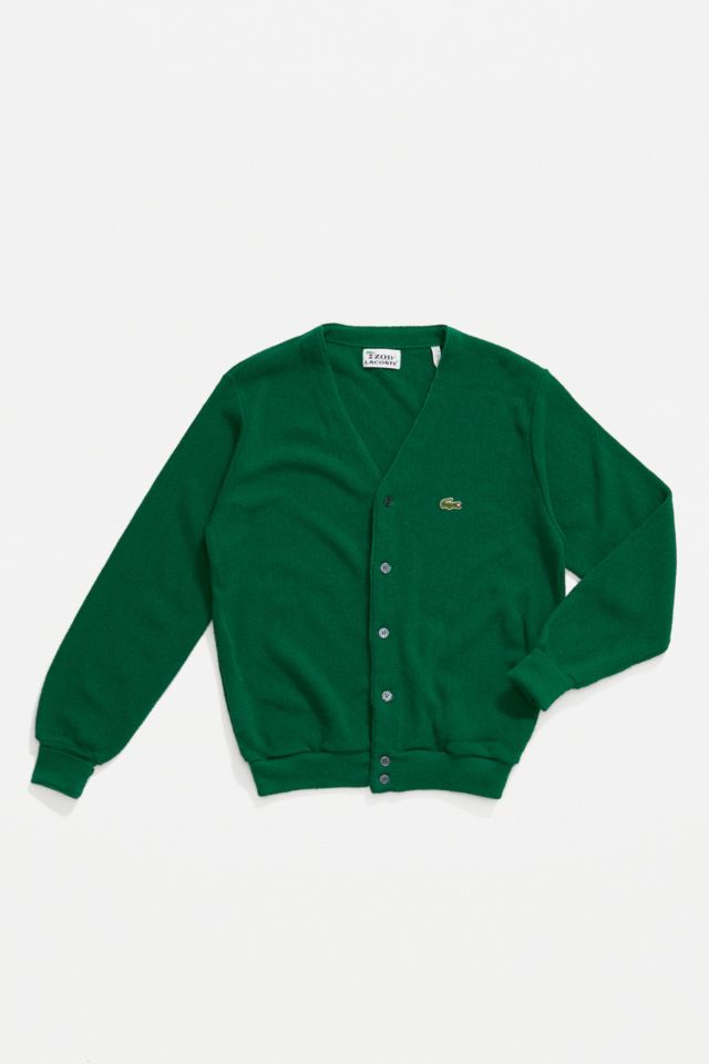 Lacoste on sale cardigan vintage