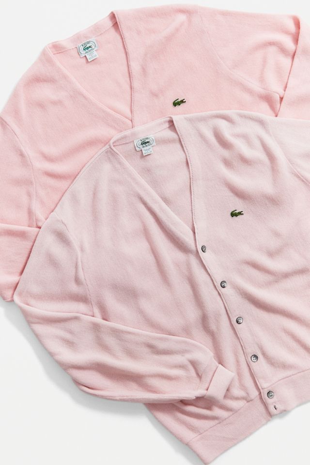 Pink lacoste cardigan sale