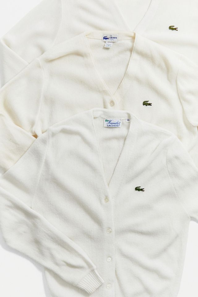 Urban Renewal Vintage Gilet Lacoste blanc Urban Outfitters FR