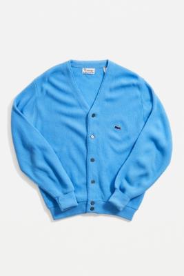 blue lacoste cardigan