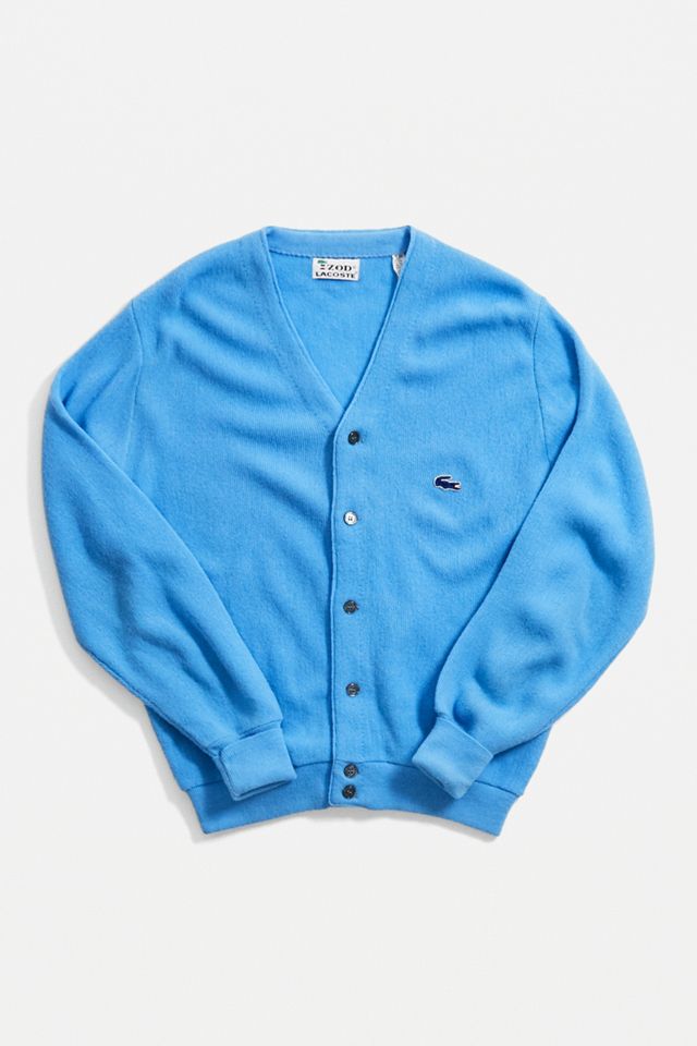Urban Renewal Vintage Blue Lacoste Cardigan #1
