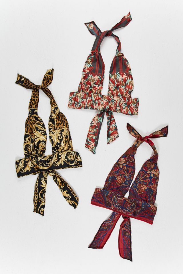 Urban Renewal Remade From Vintage - Haut écharpe à dos-nu foncé #1