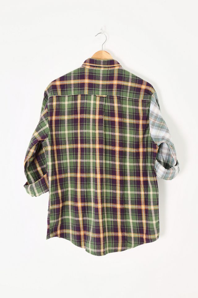 Urban Renewal rifatto dalla camicia patchwork vintage a quadri #6