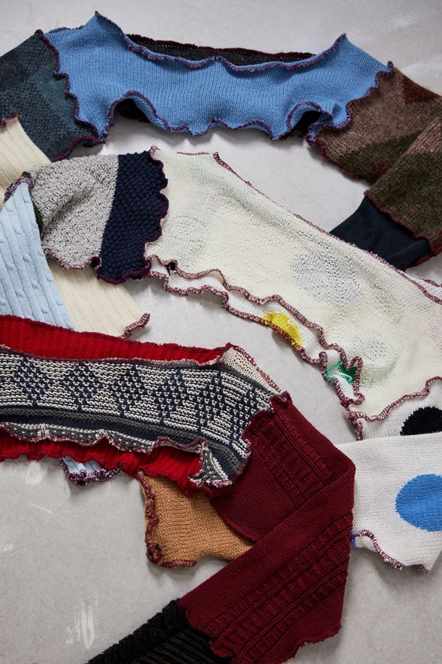 Urban Renewal Remade From Vintage Patchwork Shrug  #1