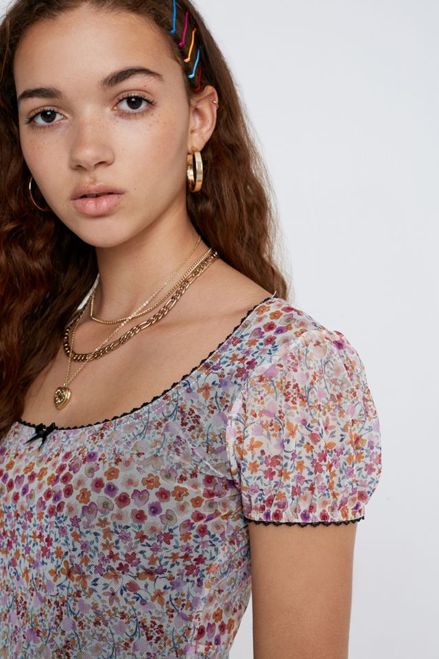 Urban Outfitters Archive - Robe en voile à fleurs #2
