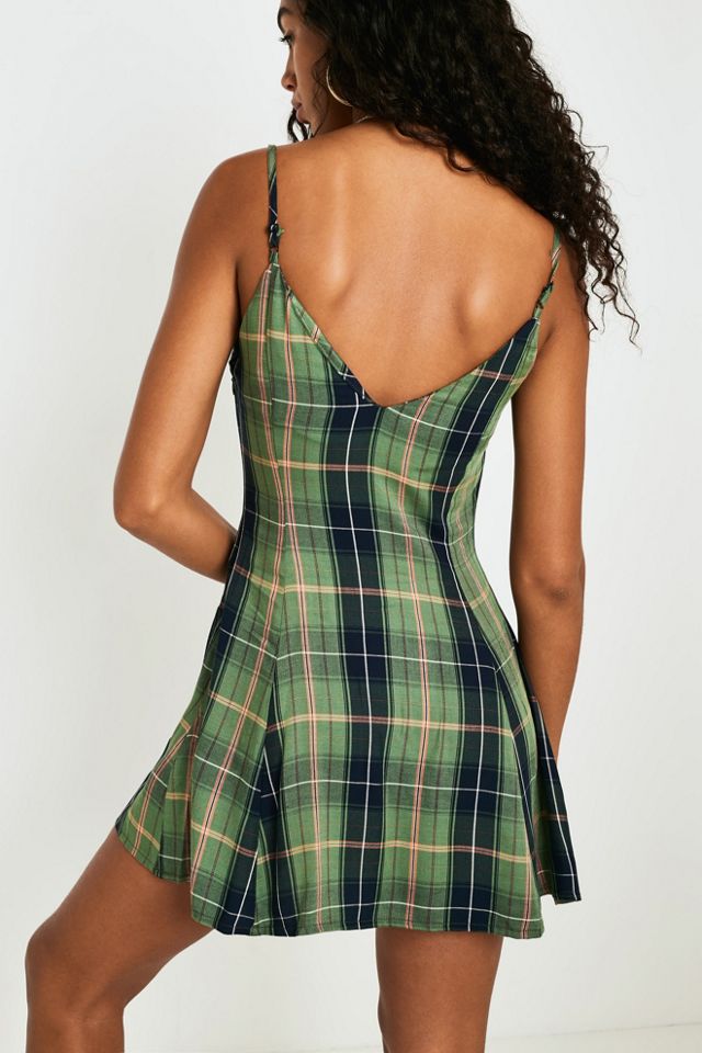 Urban Renewal Vintage Checked ‘90s Slip Dress #5