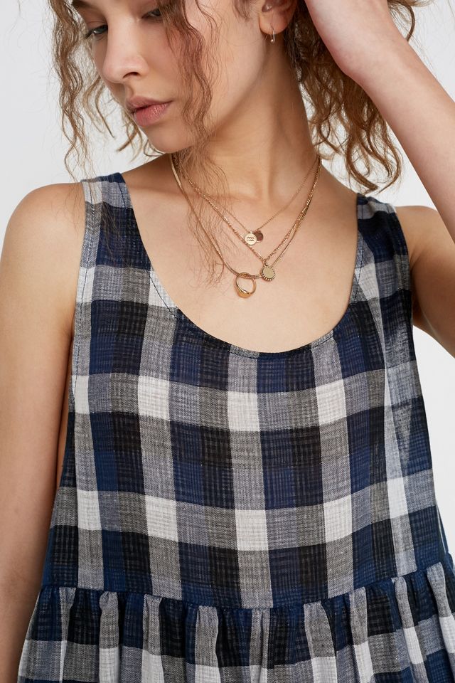 Urban Outfitters Archive Tawny Checked Dress #1