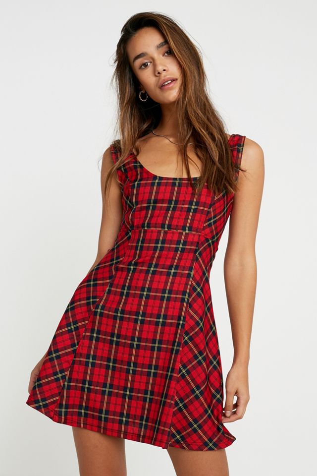Urban Outfitters Archive Bernice Check Mini Dress #1