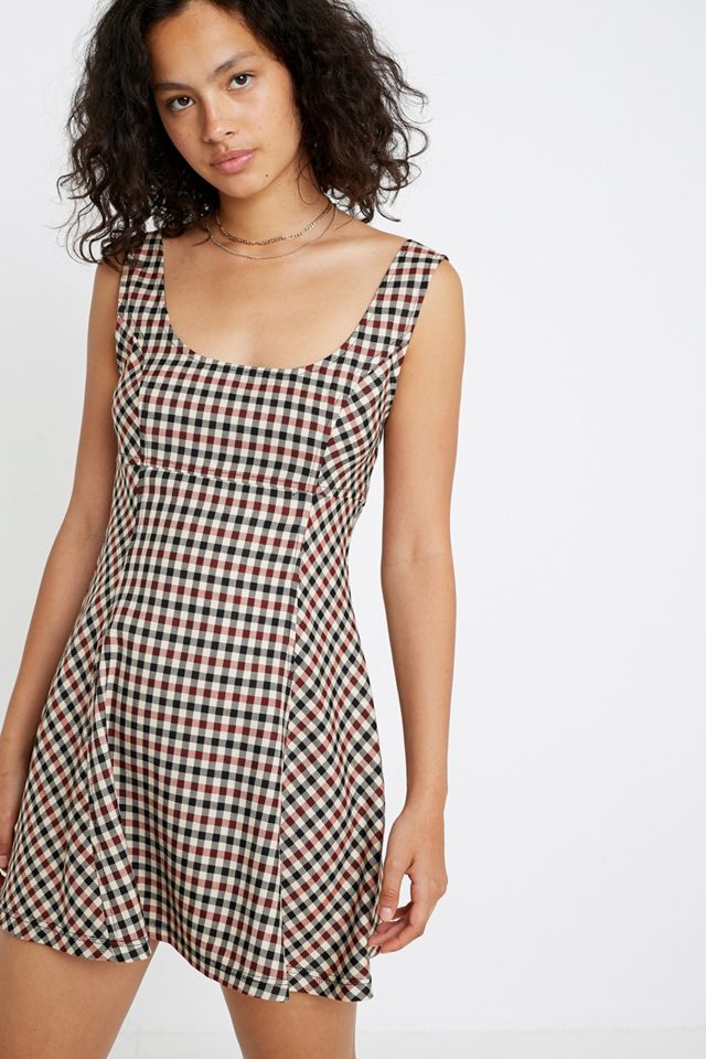 Urban Outfitters Archive Bernece Check Mini Dress #1