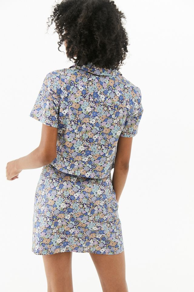 Urban Outfitters​​​​​​​ Archive - Chemise courte à imprimé floral années 70 #5