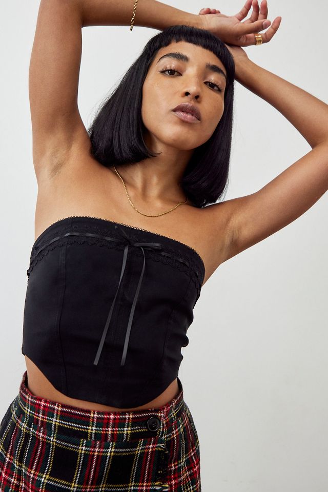 Urban Outfitters Archive Danity Corset Top Urban Outfitters UK