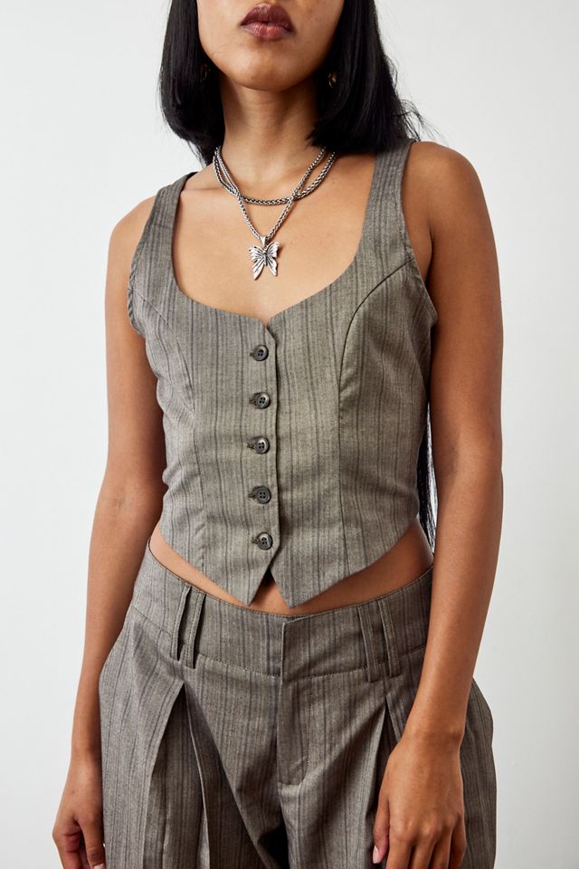  Archive At UO Brown Miranda Gilet  #2