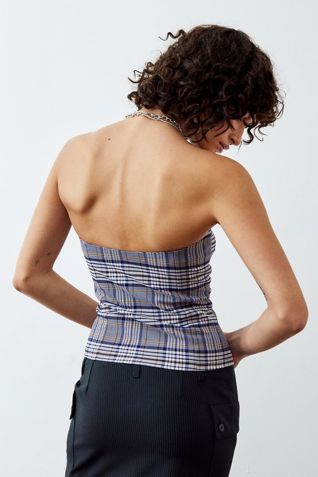 Archive At UO – Bandeau-Top „Lily“ mit Karomuster #3