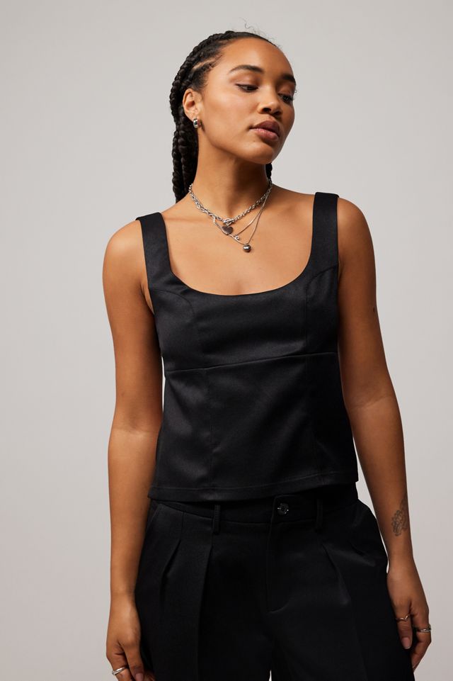 Archive At UO Black Tennie Top #2