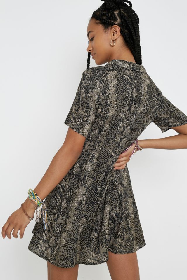 Snake print tea dress hot sale