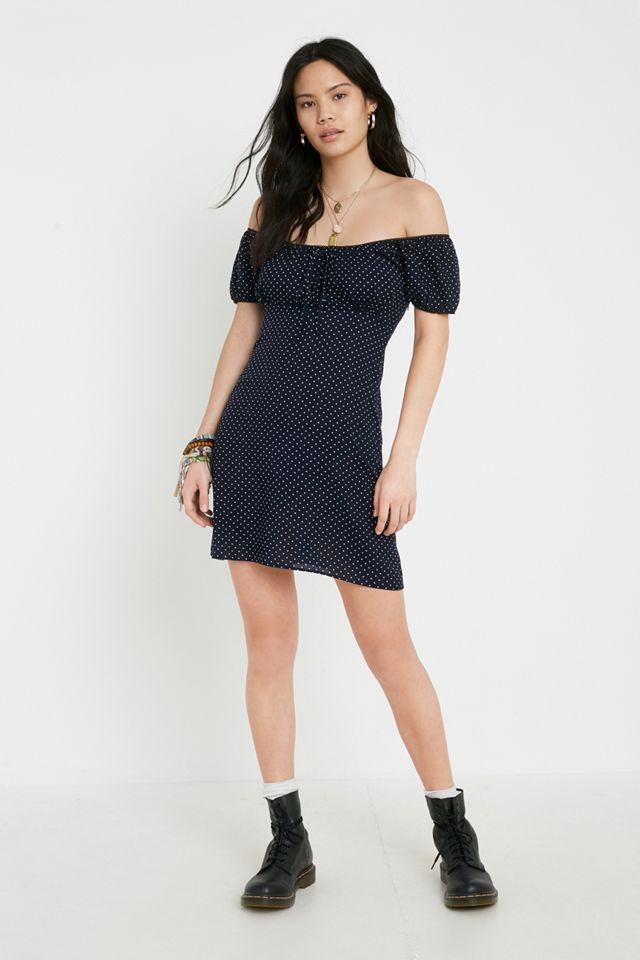 Urban Outfitters Archive Courtney Polka Dot Mini Dress #2