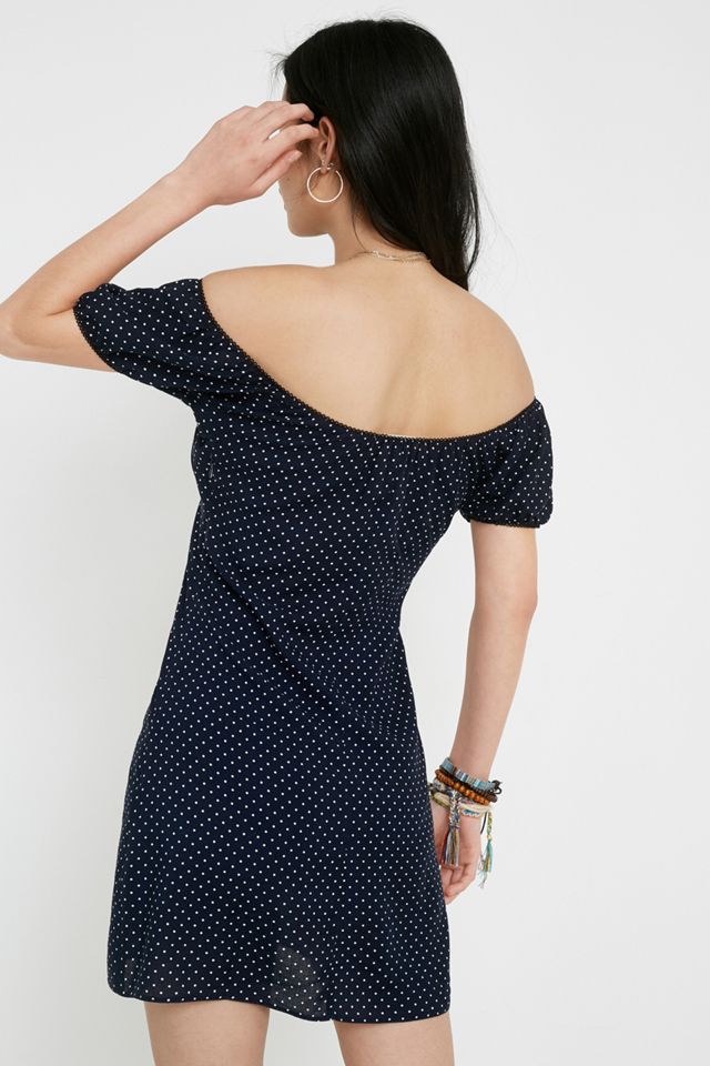 Urban Outfitters Archive Courtney Polka Dot Mini Dress #3
